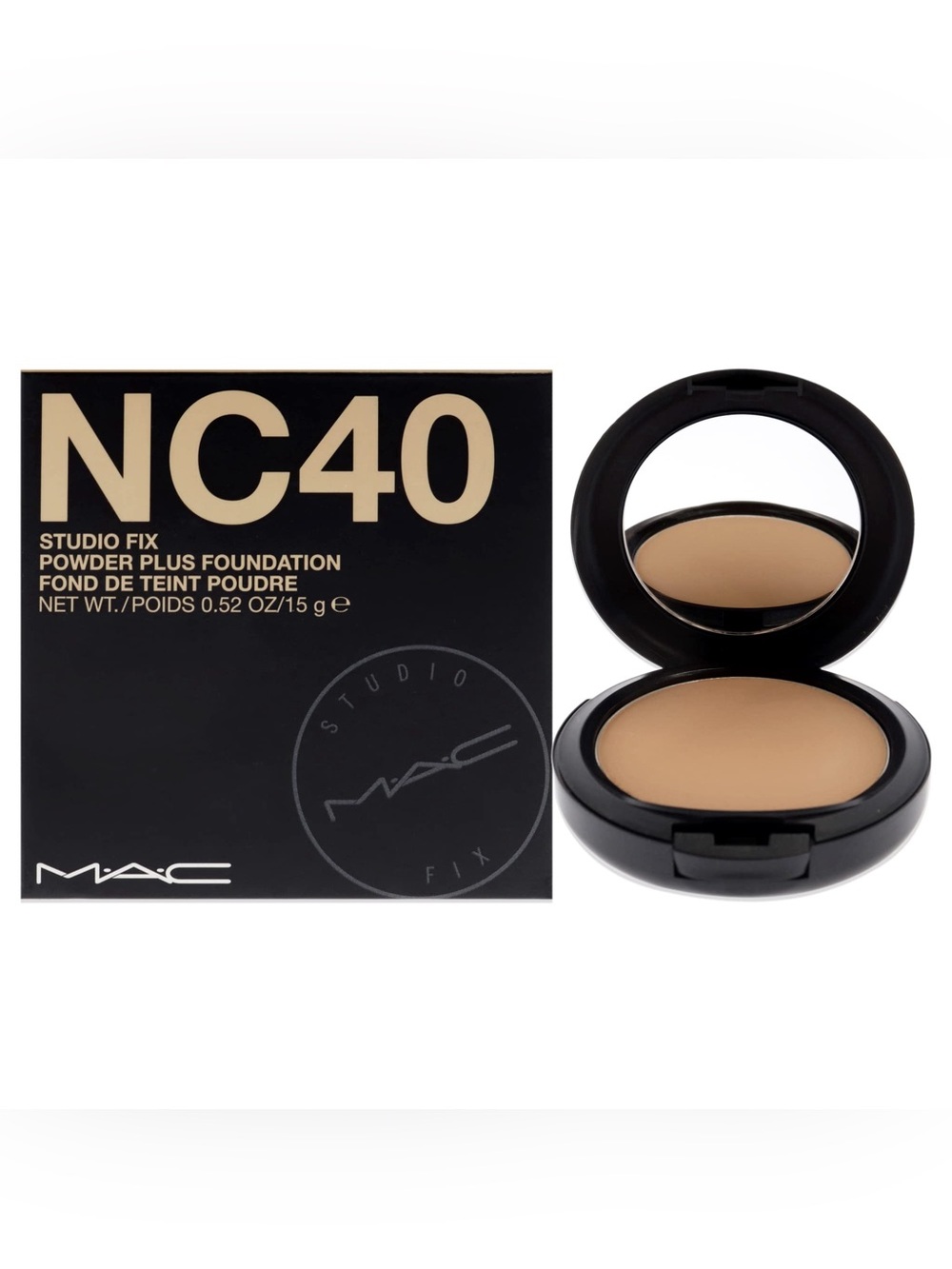 MAC Studio Fix Powder Plus Foundation for Women NC40 0.52 Ounce NC40 0.52 Ounce